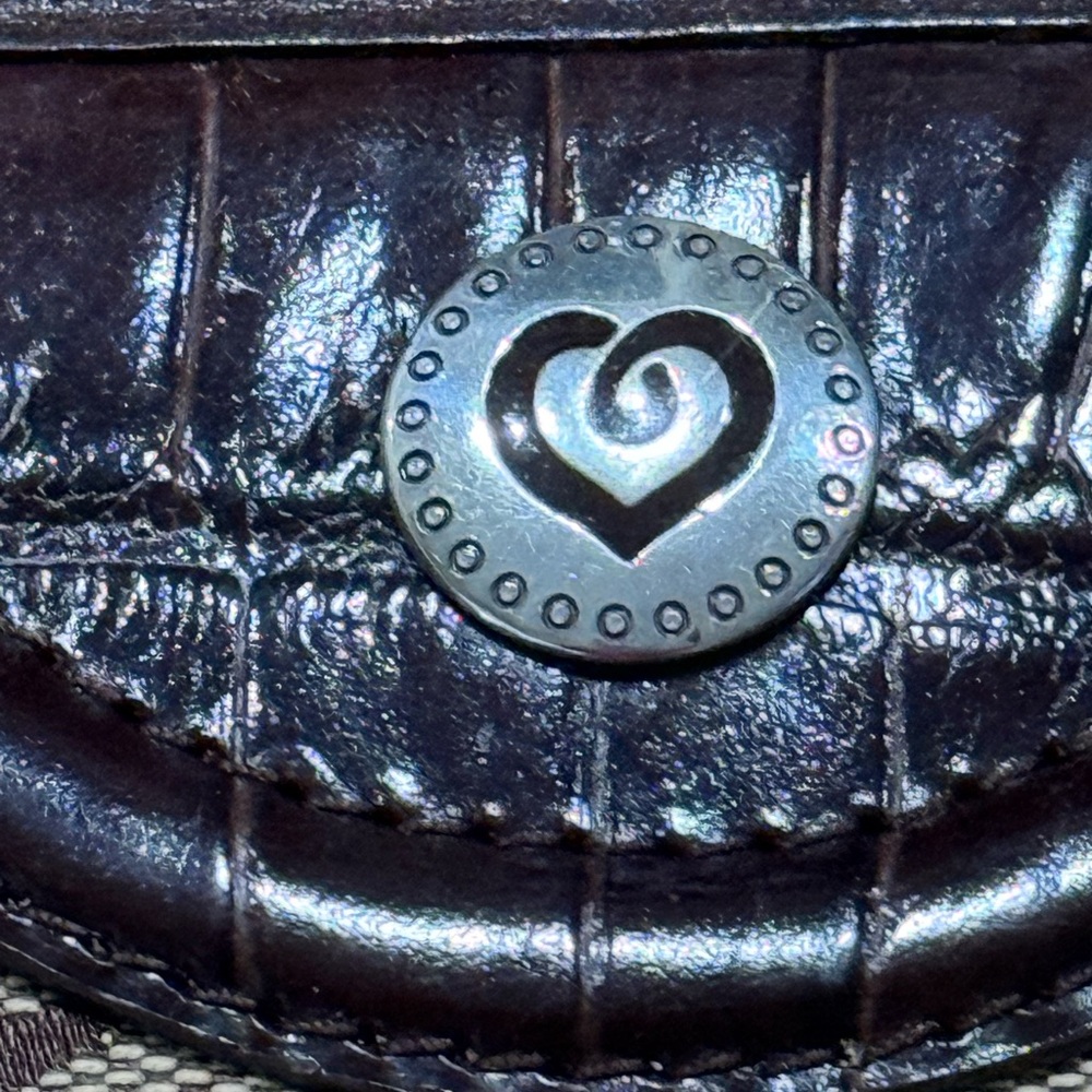 Brighton Jacquard Signature Hearts small shoulder bag B55 - Picture 6 of 10